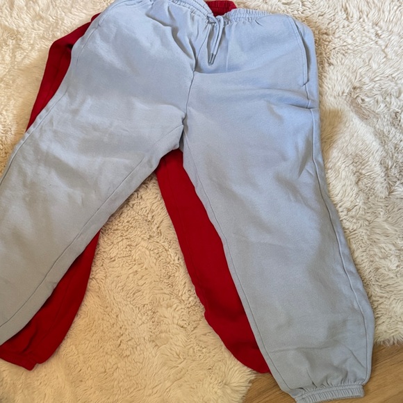 Women’s Petite or Kids Red and Blue Sweatpants - Picture 7 of 7